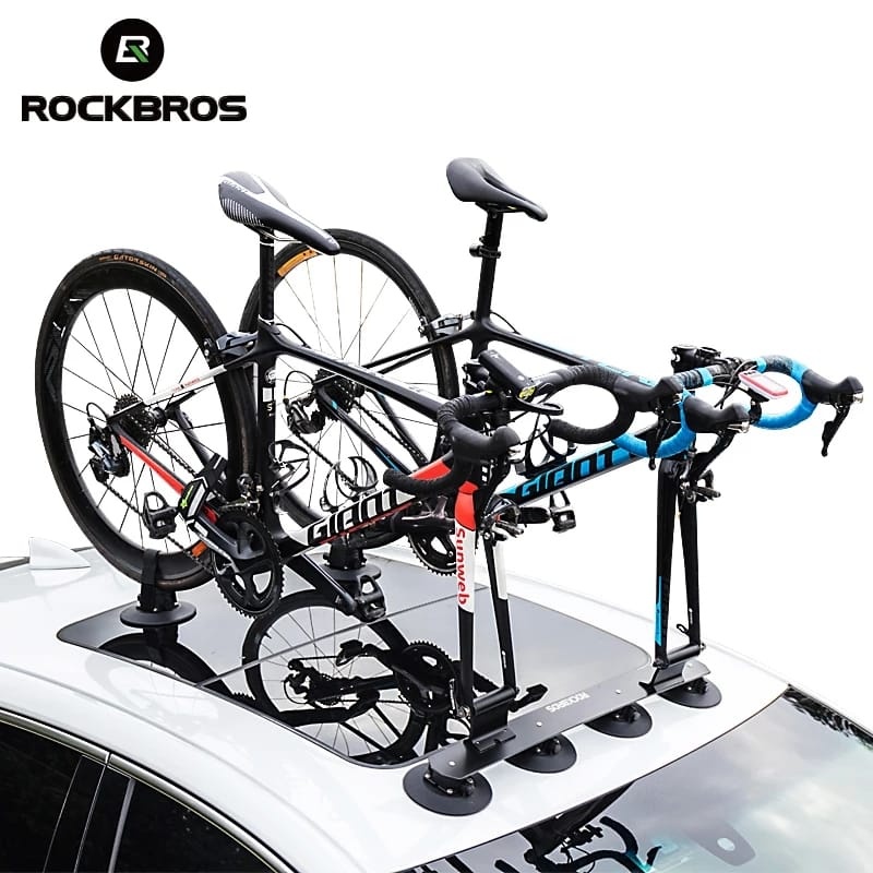 Portabicicletas con ventosa para techo de auto Equipo de ciclismo