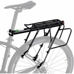Parrilla para la parte trasera de la bicicleta de 220 libras de carga