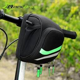  Bolso de Manillar Frontal Bicicleta Parte Superior Marco de Tubo