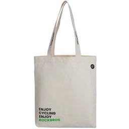 bolsa de compras de algodón de lona de diseño reutilizable ecológica