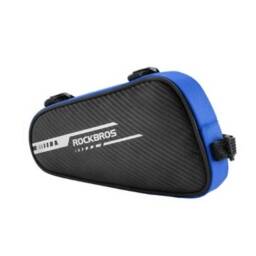 BOLSA TRIANGULAR AZUL DE 1,2 L PARA CUADRO DE BICICLETA