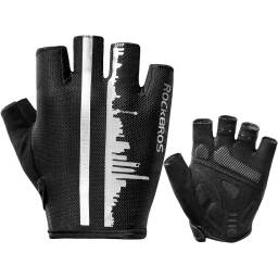 Guantes de bicicleta para hombres medio dedo ciclismo 