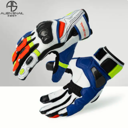 Guantes De Moto De Fibra De Carbono